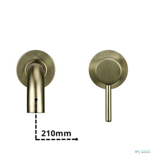  Zidna kupaonska armatura EYN BGW1644 | Boja brušenog zlata   21 cm Cijene