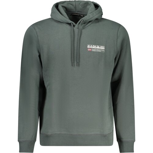 Napapijri SWEATSHIRT WITHOUT ZIP MEN GREEN Slike