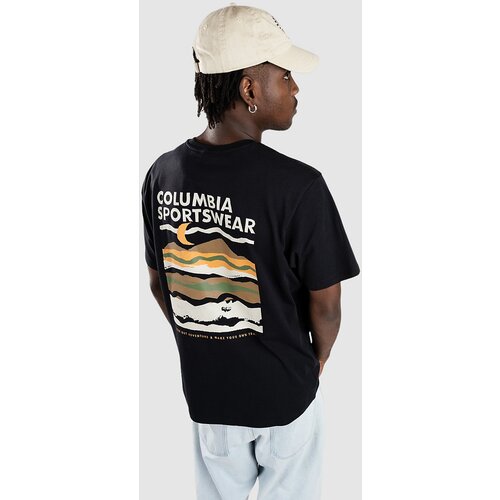 Columbia Explorers Canyon Back T-shirt black / torn moo Slike