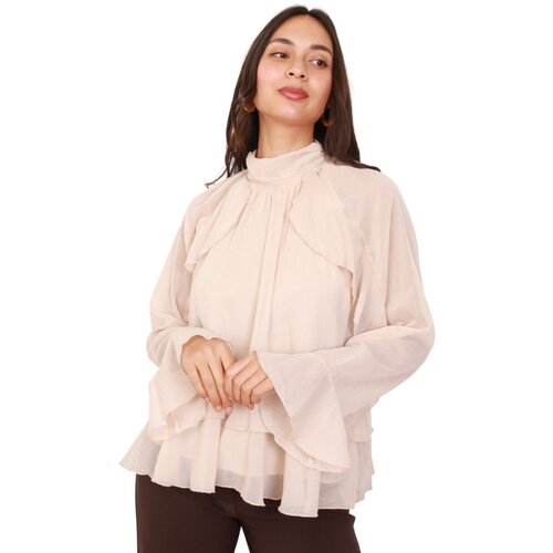 La Modeuse Srajce & Bluze 76812_P181994 Bež Cene