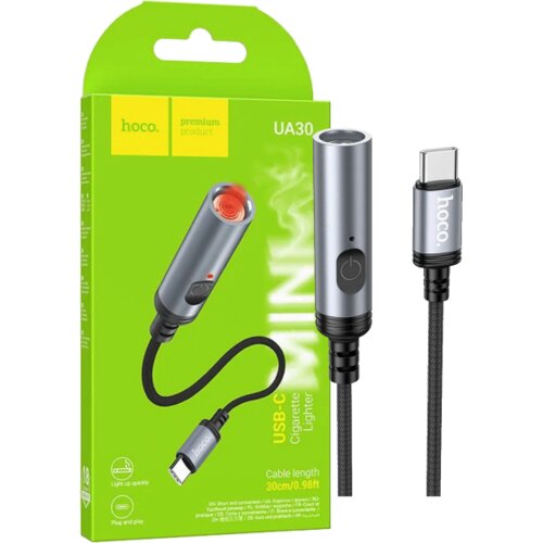 Hoco. Upaljač sa USB type C kabelom &amp;ndash; UA30 type C Slike