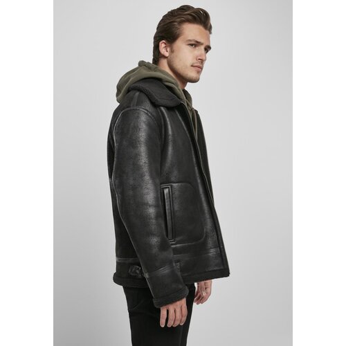 Urban Classics shearling jacket black/black Slike