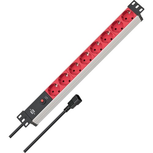  Breenstuhl 1390007118 power extension 2 m 8 AC outlet(s) Indoor Black, Red Cijene