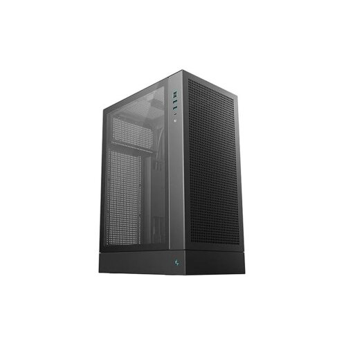 DeepCool Računalni&scaron;ko ohi&scaron;je CH170 PLUS, ITX, Micro-ATX, kaljeno steklo, črno Cene