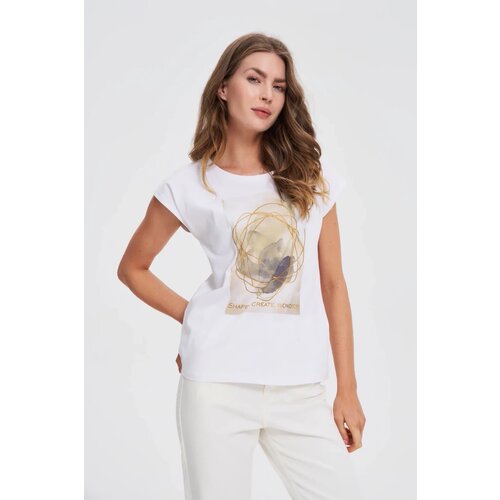 Marisse T-Shirt With White Print Slike