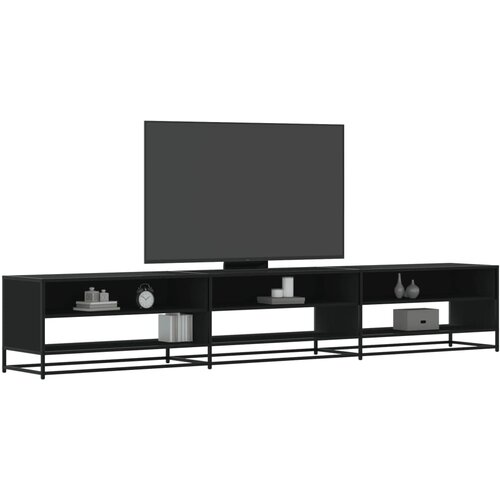 TV ormarić crni 270x40x46 cm izrađeno drvo Cene