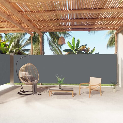 vidaXL Uvlačiva bočna tenda antracit 180 x 1000 cm Cijene