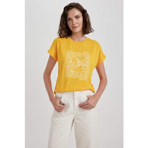 Defacto Traditional Crew Neck Short Sleeve T-Shirt Slike