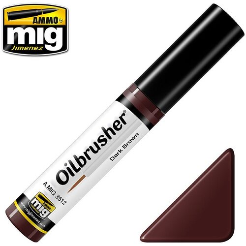 AMMO by MIG Jimenez oilbrusher dark brown (tamno braon uljana boja) Cene