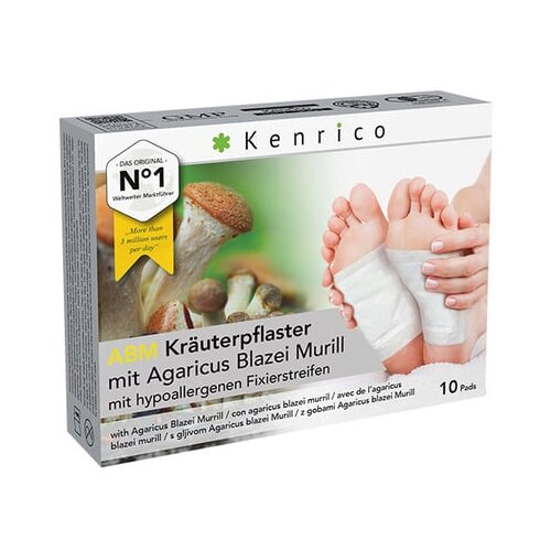 Kenrico ABM biljni flaster s gljivom Agaricus Blazei Murill - 10 Komadi Slike