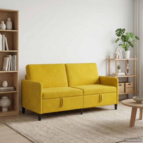 SOFA s pohranom Žuta 172 x 78 x 87 cm Poliester Cijene