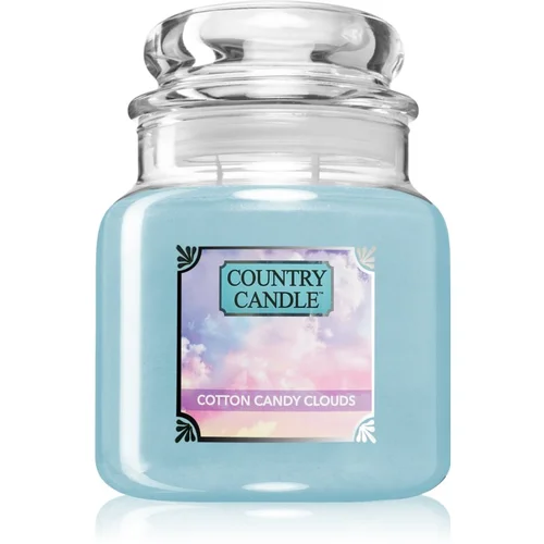 Country Candle Cotton Candy Clouds dišeča sveča 453 g