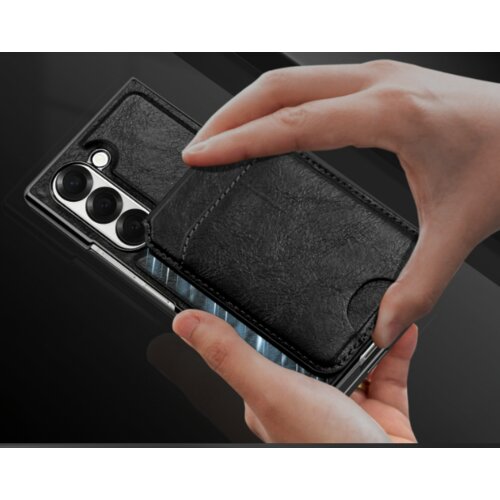 INF Magnetni ovitek za Samsung Galaxy Z Fold z držalom za kartice, denarnica z RFID blokiranjem Black Model 1, (21837725) Cene