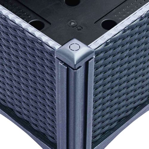  Sadilica s nogama siva 40 x 40 x 42 cm PP Slike