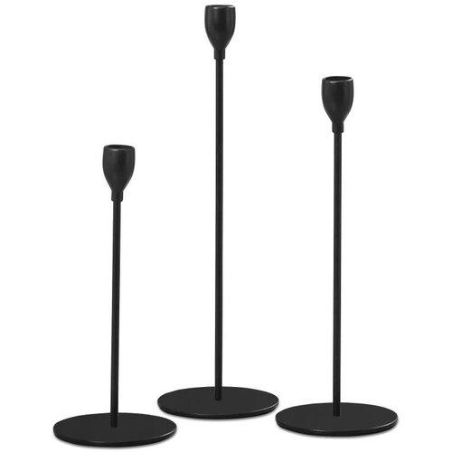 Tutumi Set crnih svijećnjaka KCH004-B Cijene
