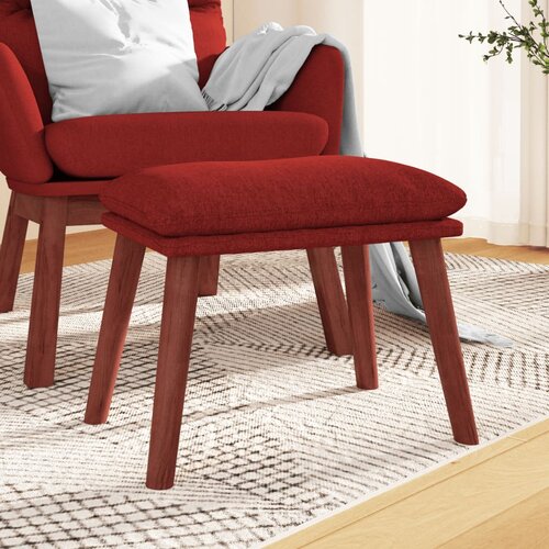 vidaXL stolček za noge vinsko rdeč 45x29,5x39 cm blago Cene
