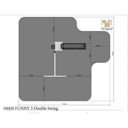Fungoo Set FUNNY 3 s duplom ljuljačkom i pje&amp;scaron;čanikom - drveno dječje igrali&amp;scaron;te Slike