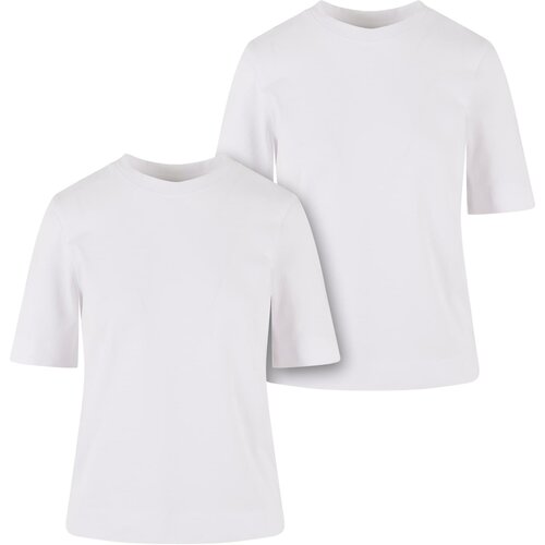 UC Ladies Women's T-shirt Classy Tee - 2 Pack white+white Cene