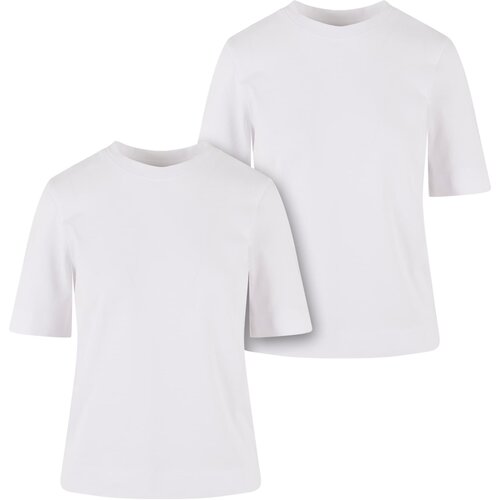 UC Ladies Women's T-shirt Classy Tee - 2 Pack white+white Cene