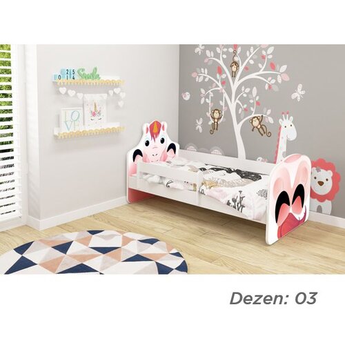 ACMA dečiji krevet VII animals 180x80 du&amp;scaron;ek 7 cm3 Slike