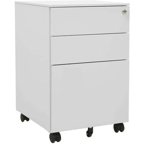 vidaXL mobilni ormarić za spise svjetlosivi 39 x 45 x 60 cm čelični Cene