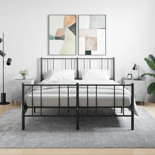 vidaXL Nočna omarica 2 kosa betonsko siva 40x40x50 cm inženirski les Cene