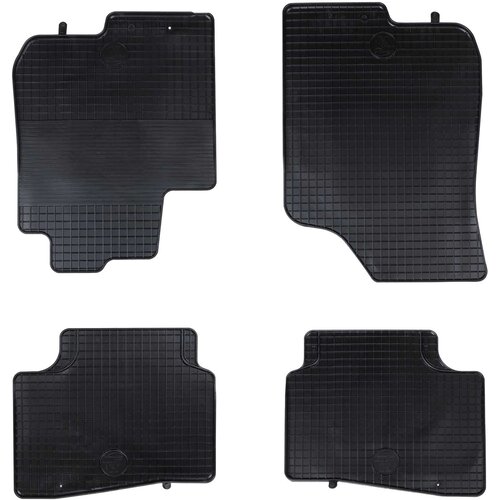  Auto tepih 4 pcs Crna prikladno za i30 LIMUZINU 2007-2011 Guma Cene