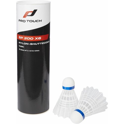 Pro Touch SP 200 X6 SHUTTLECOCK, loptica za badminton najlon, bela 412186 Slike