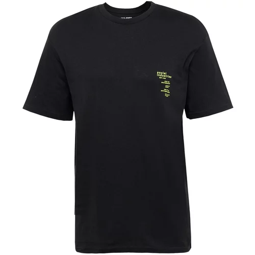 Jack & Jones Majica 'CHAIN' neonsko žuta / crna