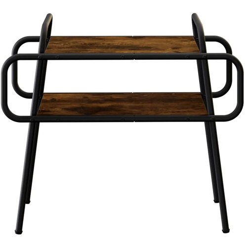  Stolić za kavu Dimljeni hrast 60 x 30 x 51 cm Konstruirano drvo - Dimljeni hrast 60 x 30 x 51 cm Slike