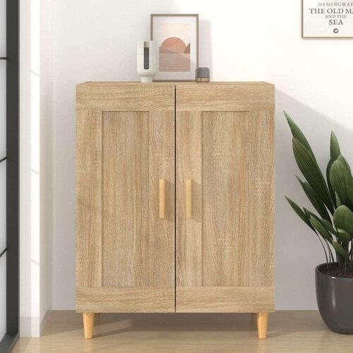  Komoda sonoma hrast 69,5x34x90 cm konstruiran les, (20654284) Cene