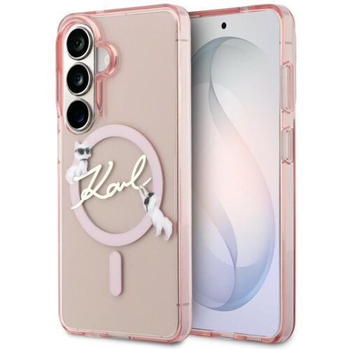 Karl Lagerfeld iml kc script magsafe za samsung S26/ S941B roze Cene