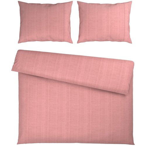 Esposa POSTELJNINA Mavie 200/200 cm saten srebrne barve, pink Slike