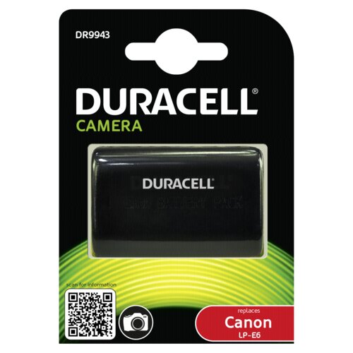 Duracell Li-Ion Akku 1600 mAh for Canon LP-E6 Slike