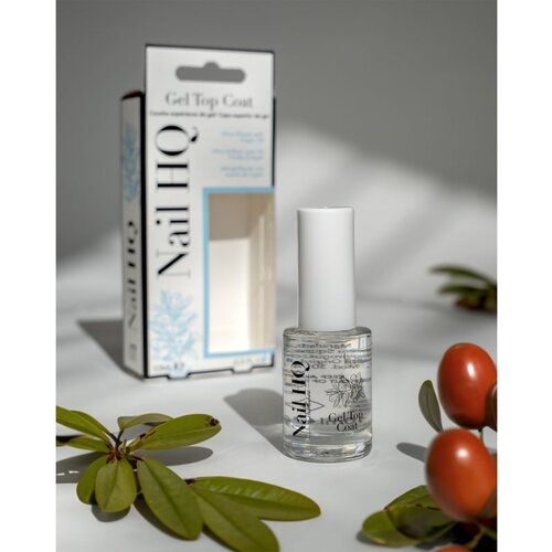 Nail HQ Gel Top Coat nadlak za nohte brez uporabe UV- ali LED-svetilke 10 ml Slike