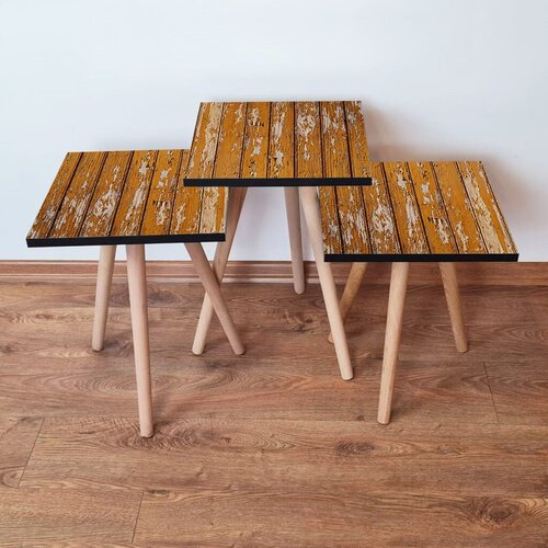 Hanah home set klub stočića 3Shp211, 3 komada, Šarena Cene