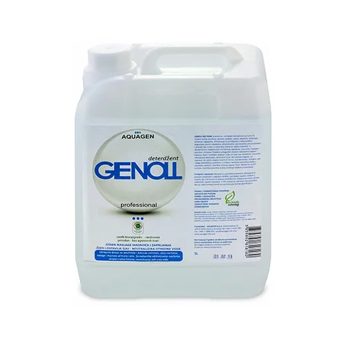Aquagen GENOLL BP PROFESSIONAL - profesionalno sredstvo za pranje bez pjene - 5,0 l