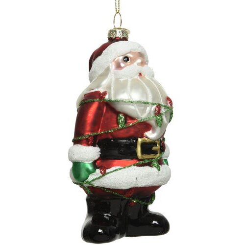 Staklena figura Deda Mraz crveni Cene