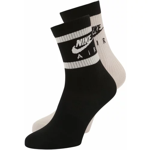 Nike Sportswear Sportske čarape 'Everyday Essential' siva / crna / bijela