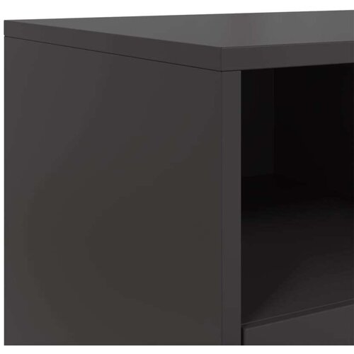 VidaXL TV omarica črna 100,5x39x60,5 cm jeklo Slike