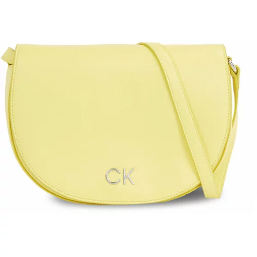 Calvin Klein Ročna torba Ck Daily Saddle Bag Pebble K60K611679 Rumena