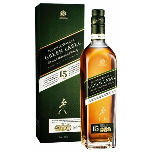 Johnnie Walker Green Label 15YO 43% 0.70l viski Slike