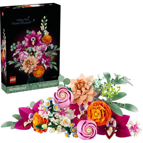 Lego Botanicals Pretty Pink Flower Bouquet &scaron;tevilka 10342 Cene