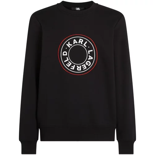 Karl Lagerfeld Sweater majica crvena / crna / bijela