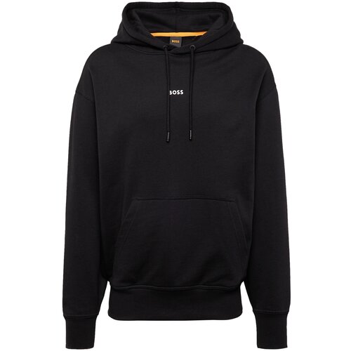 BOSS Orange Sweater majica crna / bijela Slike