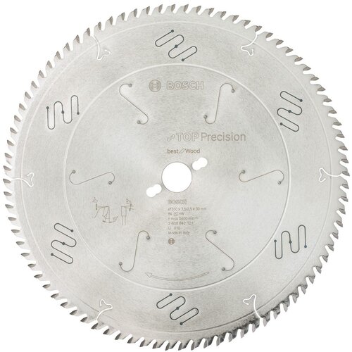 Bosch List kružne testere Top Precision Best for Wood 350x30x3.5;2.5mm 84T ATB Cene