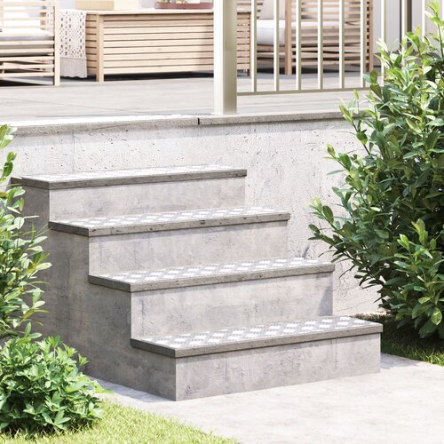 vidaXL Srebrna Aluminij 80 x 20 x 0.3 cm Aluminijaste stopnice Cene
