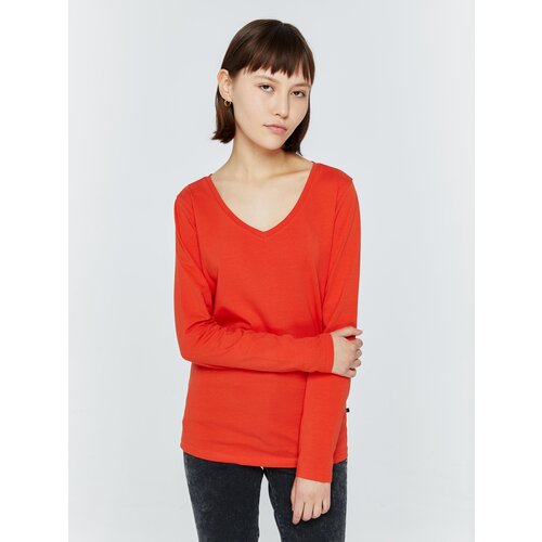 Big Star Woman&amp;#039;s Longsleeve V-neck Blouse 158819 -603 Slike