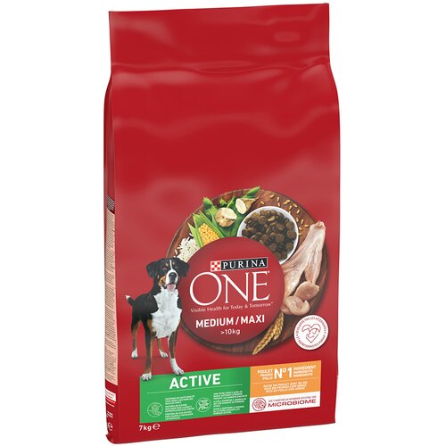 Purina ONE Medium/Maxi Active pi&scaron;čanec - 7 kg Cijene