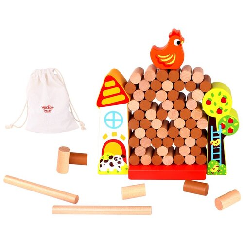 Tooky Toy drvena farma Jenga Cijene